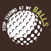 Stop Staring At My Balls Golf Short Acrylic Beanie