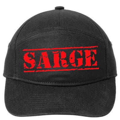Sarge 7-Panel Snapback Hat