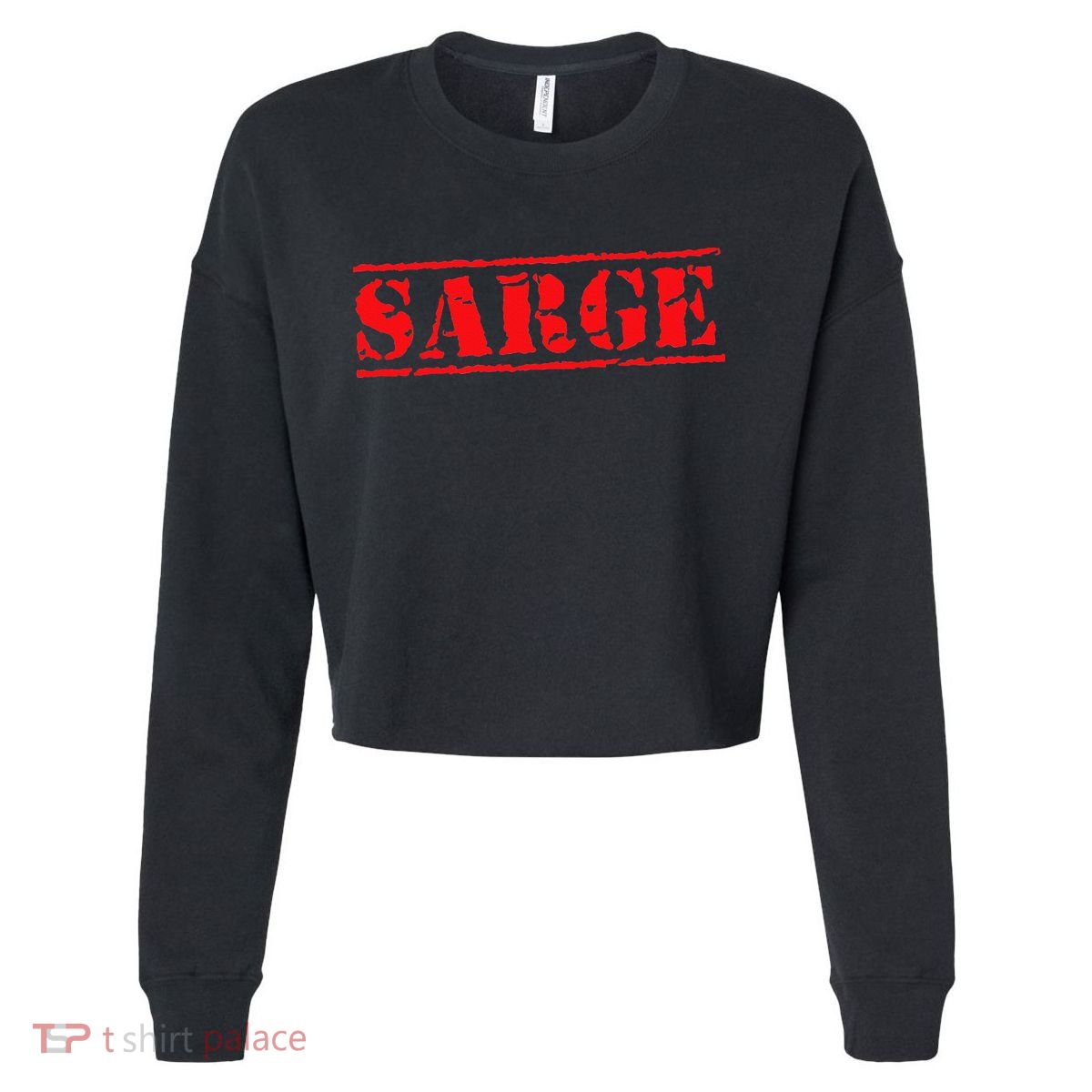 Sarge Cropped Pullover Crew