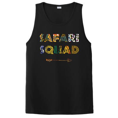 Safari Squad African Family Vacation Summer Vacay Trip Zebra PosiCharge Competitor Tank