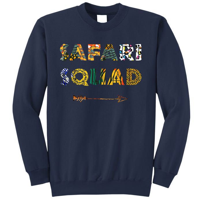 Safari Squad African Family Vacation Summer Vacay Trip Zebra Sweatshirt