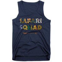 Safari Squad African Family Vacation Summer Vacay Trip Zebra Tank Top