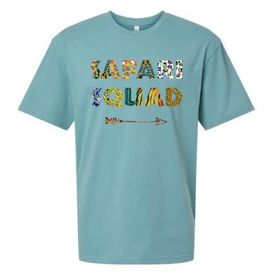 Safari Squad African Family Vacation Summer Vacay Trip Zebra Sueded Cloud Jersey T-Shirt