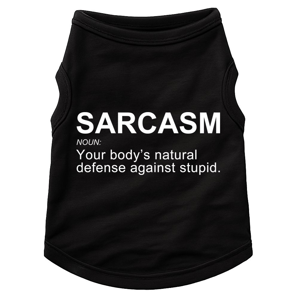 Sarcasm Doggie Tank