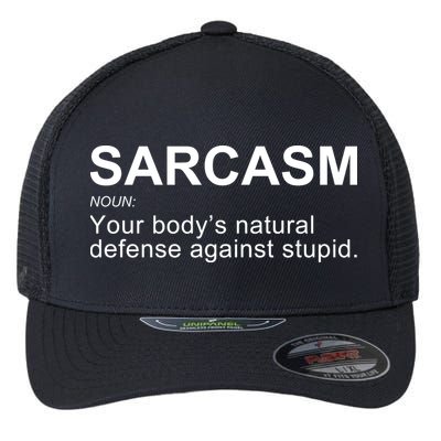 Sarcasm Flexfit Unipanel Trucker Cap