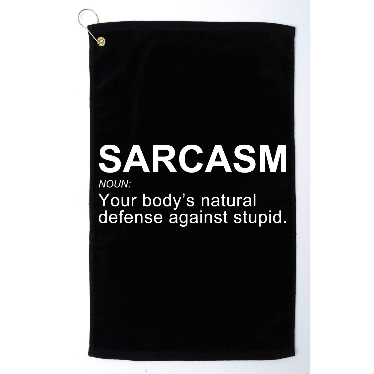 Sarcasm Golf Towel