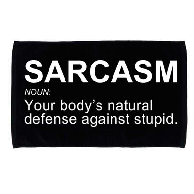 Sarcasm Microfiber Hand Towel