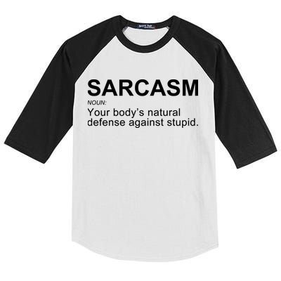 Sarcasm Kids Colorblock Raglan Jersey