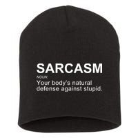 Sarcasm Short Acrylic Beanie