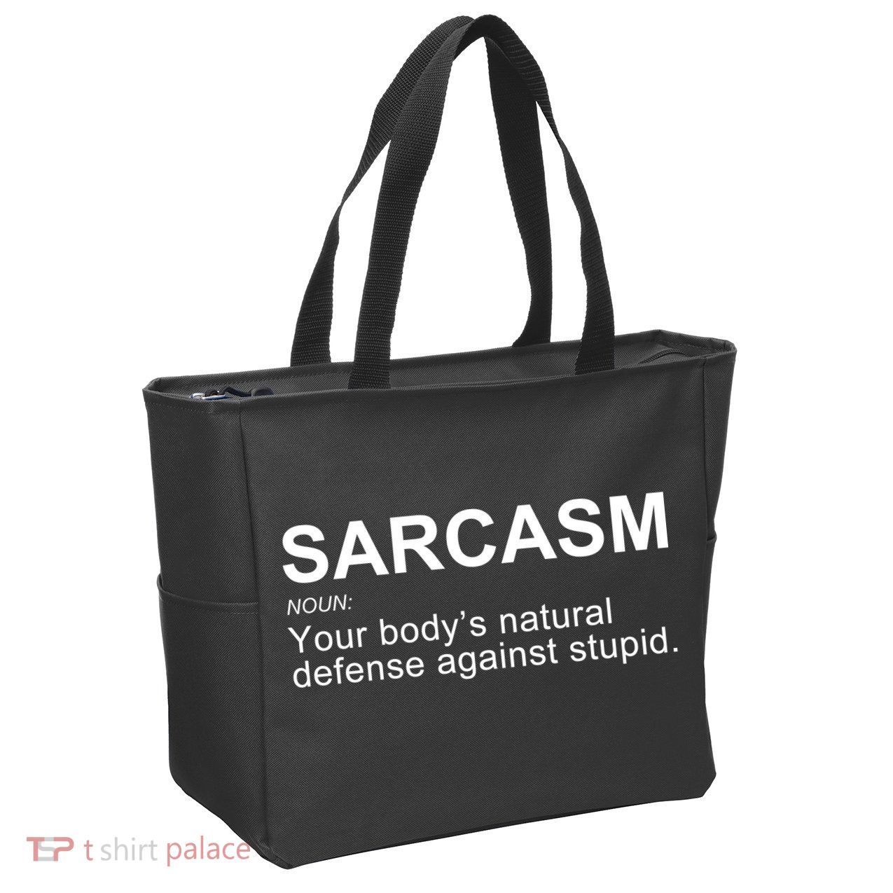 Sarcasm Zip Tote Bag