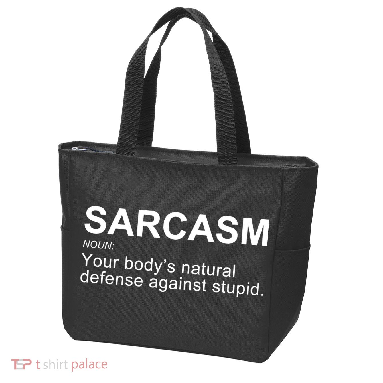 Sarcasm Zip Tote Bag