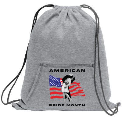 Sean Strickland American Pride Month Funny Meme Mma Sweatshirt Cinch Pack Bag