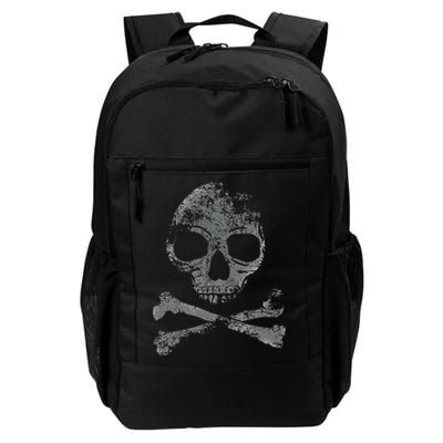 Scary Skull And Crossbones Grunge Style Gothic Creepy Spooky Backpack