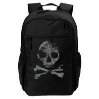 Scary Skull And Crossbones Grunge Style Gothic Creepy Spooky Backpack