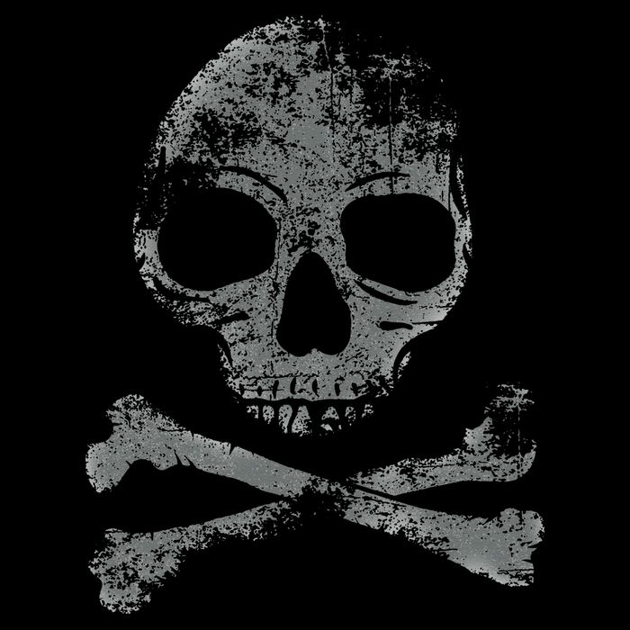 Scary Skull And Crossbones Grunge Style Gothic Creepy Spooky Backpack