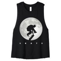 Skateboarding Skateboard Apparel Skateboarder Skateboard Women's Racerback Cropped Tank