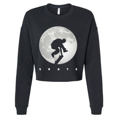 Skateboarding Skateboard Apparel Skateboarder Skateboard Cropped Pullover Crew