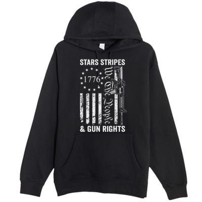 Stars Stripes And Gun Rights Pro Guns 2nd Amendment Premium Pullover Hoodie