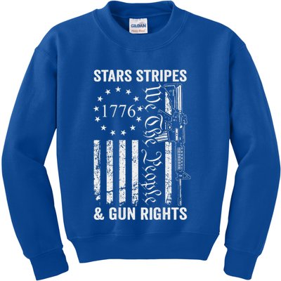 Stars Stripes And Gun Rights Pro Guns 2nd Amendment Kids Sweatshirt