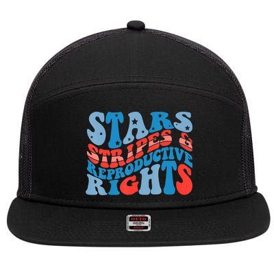 Stars Stripes And Equal Rights 4th Of July 7 Panel Mesh Trucker Snapback Hat