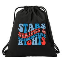 Stars Stripes And Equal Rights 4th Of July Drawstring Bag