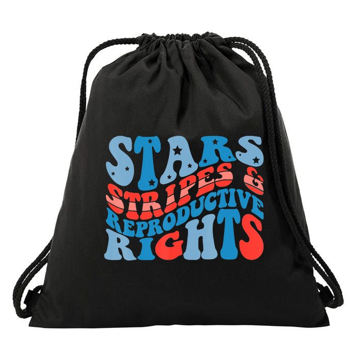 Stars Stripes And Equal Rights 4th Of July Drawstring Bag