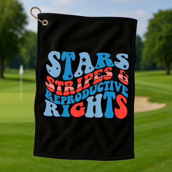 Stars Stripes And Equal Rights 4th Of July Golf Towel