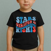 Stars Stripes And Equal Rights 4th Of July Toddler T-Shirt