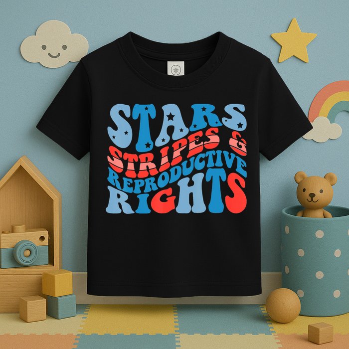 Stars Stripes And Equal Rights 4th Of July Toddler T-Shirt