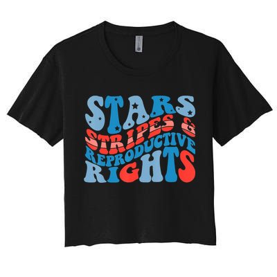 Stars Stripes And Equal Rights 4th Of July Crop Top