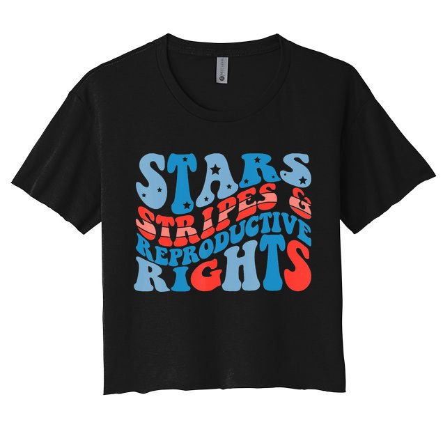 Stars Stripes And Equal Rights 4th Of July Crop Top