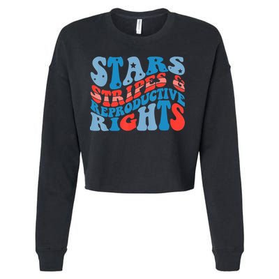 Stars Stripes And Equal Rights 4th Of July Cropped Pullover Crew