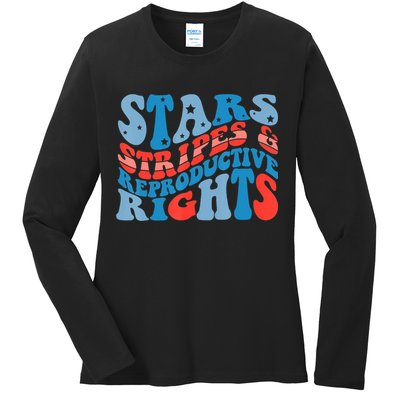 Stars Stripes And Equal Rights 4th Of July Ladies Long Sleeve Shirt