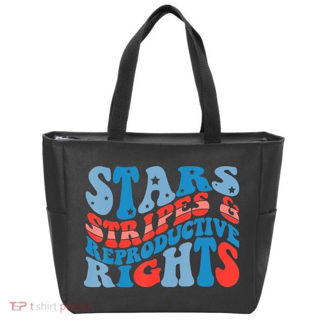 Stars Stripes And Equal Rights 4th Of July Zip Tote Bag