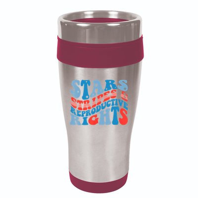 Stars Stripes And Equal Rights 4th Of July 16oz Travel Tumbler