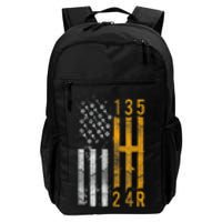 Stick Shift American Flag Muscle Car Mechanic Daily Commute Backpack