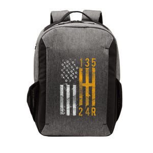 Stick Shift American Flag Muscle Car Mechanic Vector Backpack