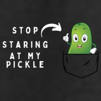 Stop Staring At My Pickle Adult Humor Pickle Lover 11oz C Handle Ceramic Mug