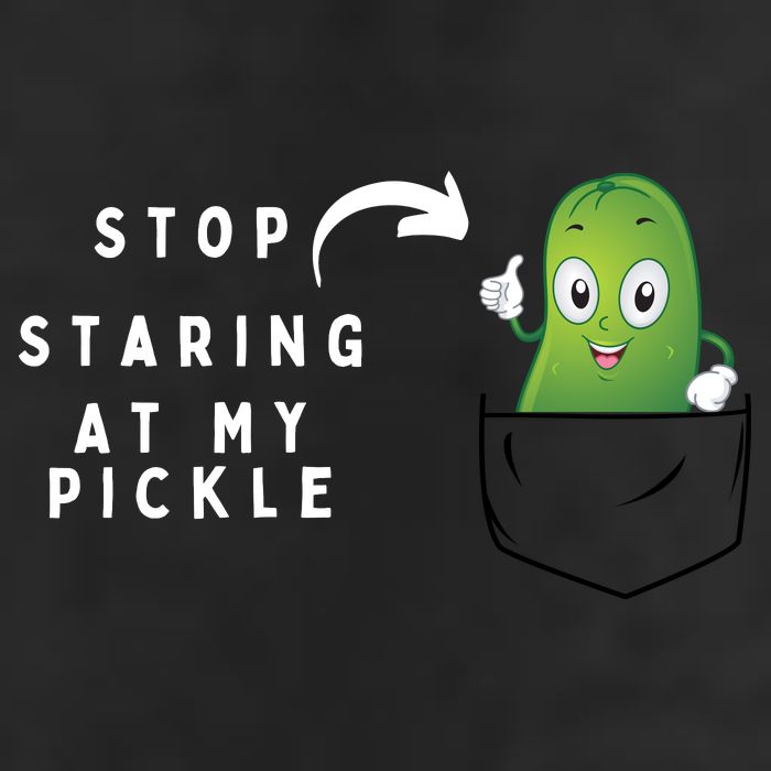 Stop Staring At My Pickle Adult Humor Pickle Lover 11oz C Handle Ceramic Mug