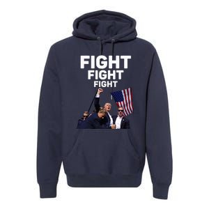 Survived Shot At Election Rally Donald Trump 2024 Premium Hoodie