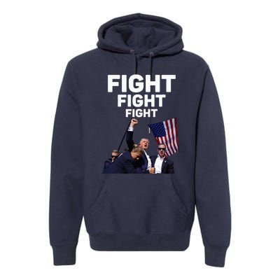 Survived Shot At Election Rally Donald Trump 2024 Premium Hoodie