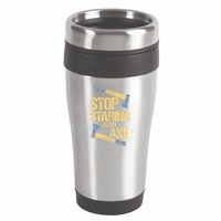 Stop Staring At My Axe Funny Axe Throwing Lover Mp 16oz Travel Tumbler