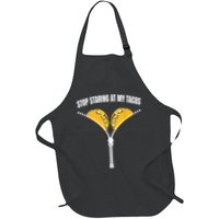 Stop Staring At My Tacos Zip Funny Apron