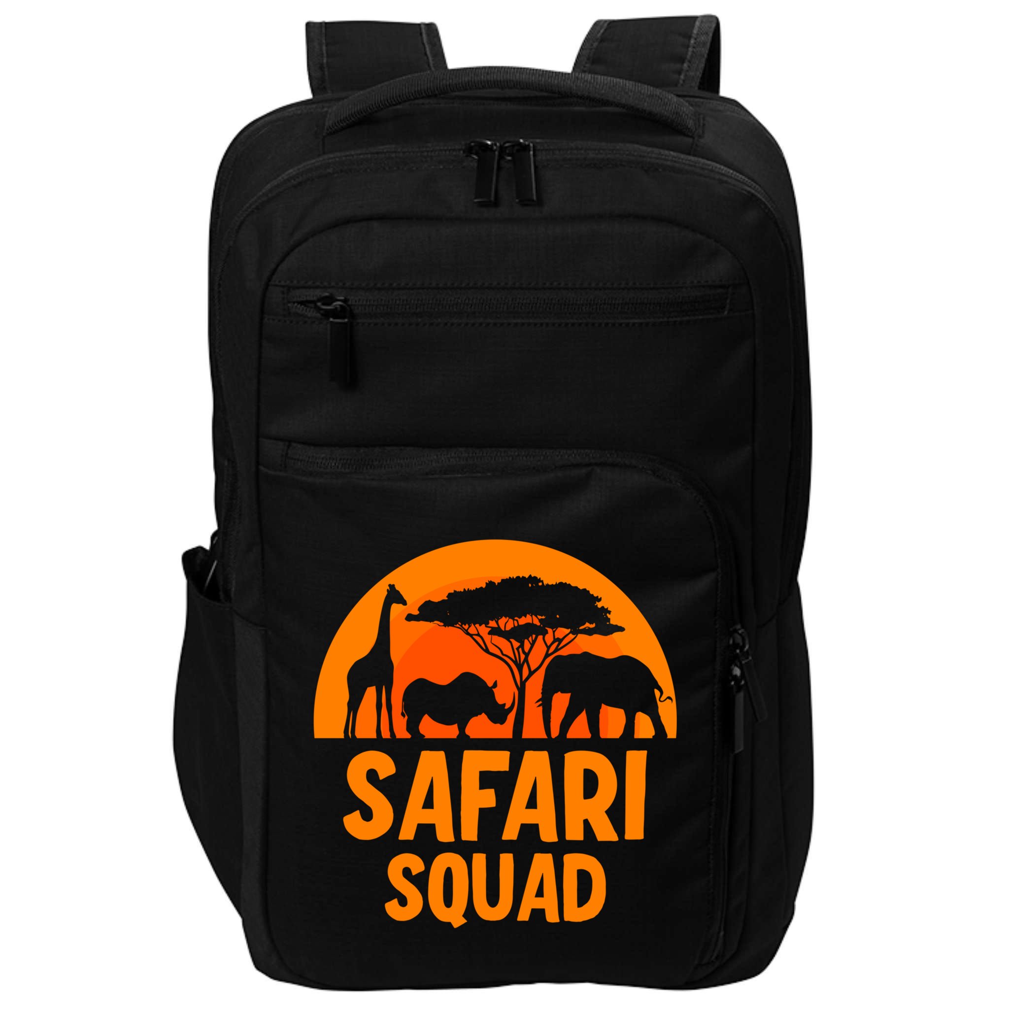 Safari Squad Africa Family Trip Gift Impact Tech Backpack