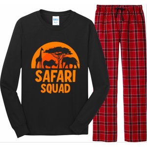 Safari Squad Africa Family Trip Gift Long Sleeve Pajama Set