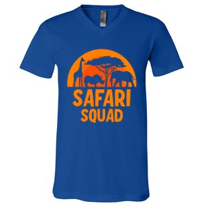 Safari Squad Africa Family Trip Gift V-Neck T-Shirt