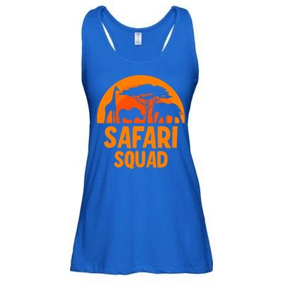 Safari Squad Africa Family Trip Gift Ladies Essential Flowy Tank