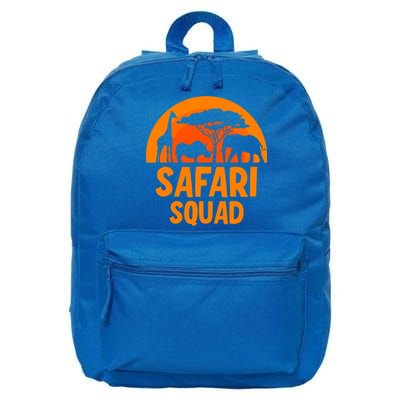 Safari Squad Africa Family Trip Gift 16 in Basic Backpack
