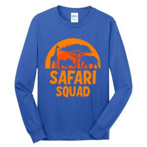 Safari Squad Africa Family Trip Gift Tall Long Sleeve T-Shirt