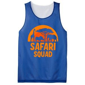 Safari Squad Africa Family Trip Gift Mesh Reversible Basketball Jersey Tank